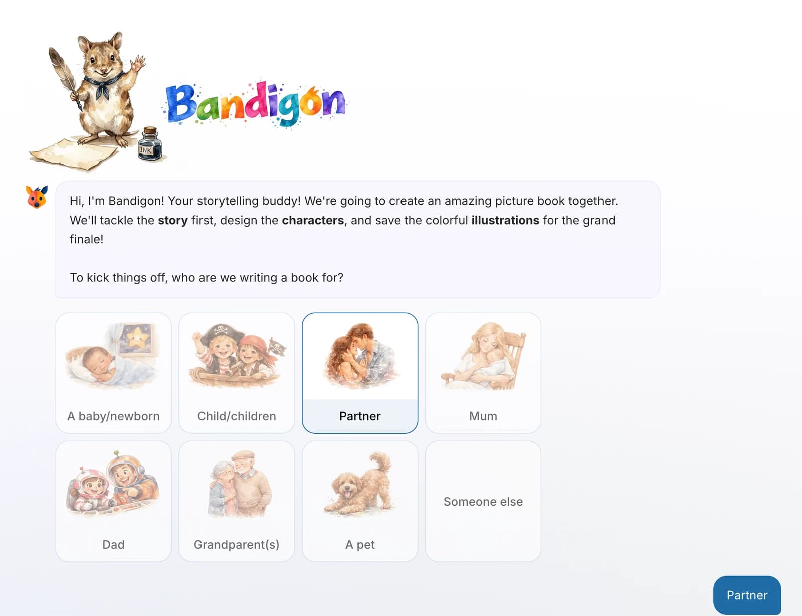 Shaping a story with Bandigon