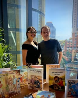 Alba and Camilo, founders of Bandigon