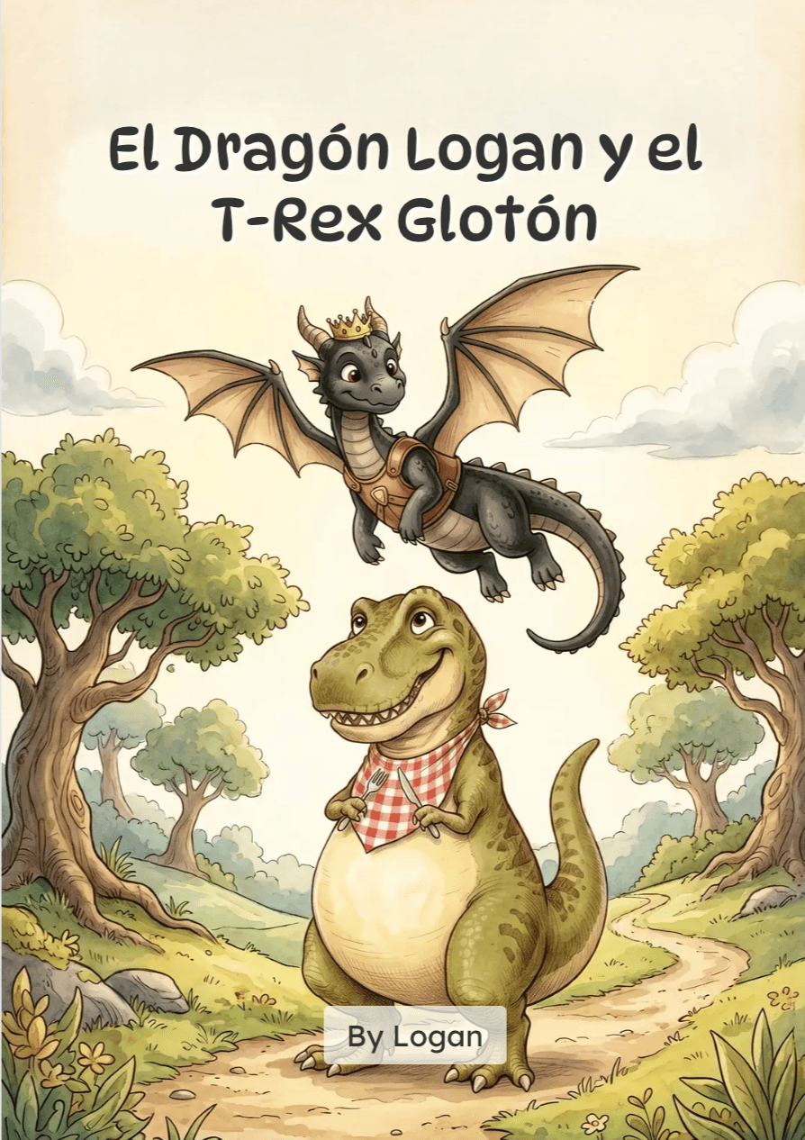 El Dragón Logan y el T-Rex Glotón