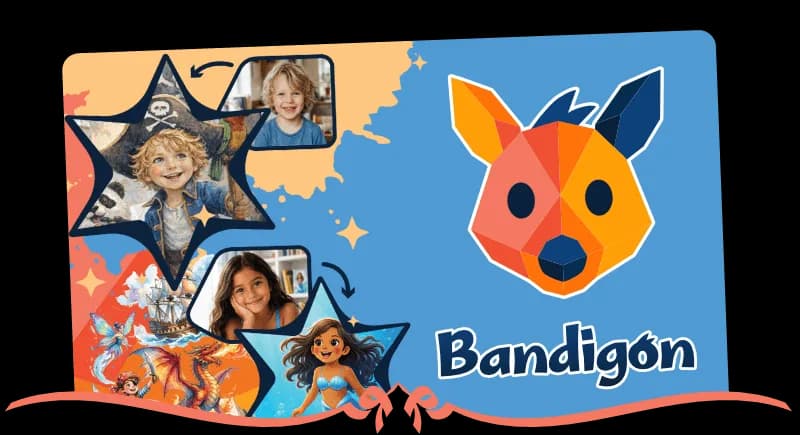 Bandigon gift voucher for a personalised picture book